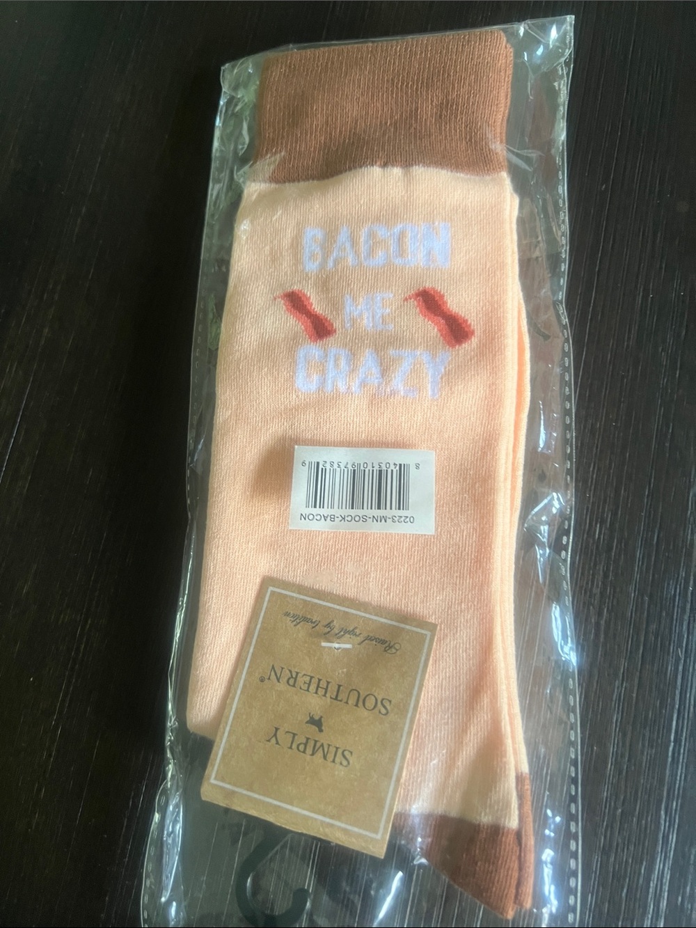 New Bacon Me Crazy simply southern Socks